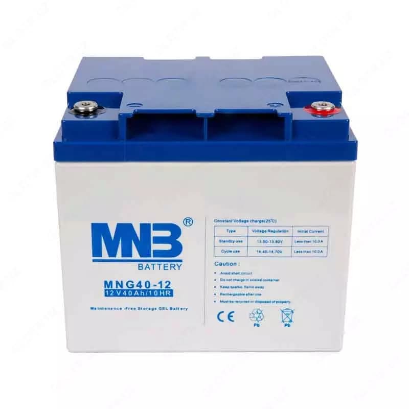 Аккумуляторная батарея для солнечных панелей и ИБП ”MNB” MNG40-12, 40Ah, 12V — 2