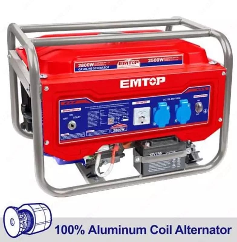 Бензиновый генератор ”Emtop” EGGRD2822, 2800W — 2
