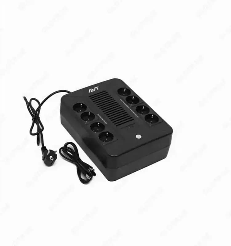 Источник бесперебойного питания EA265p, 0,65kVA UPS AVT-650 AVR I FACE LED, with 8 schuko sockets USB/RJ45 — 2