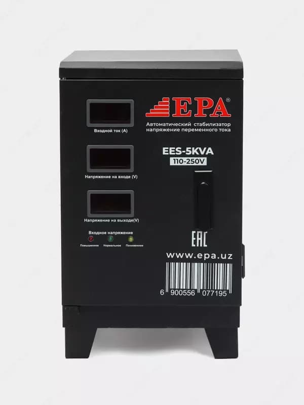 Стабилизатор напряжения (напольный) ”EPA” EES-5KVA, 22.7А, 110-250В — 2