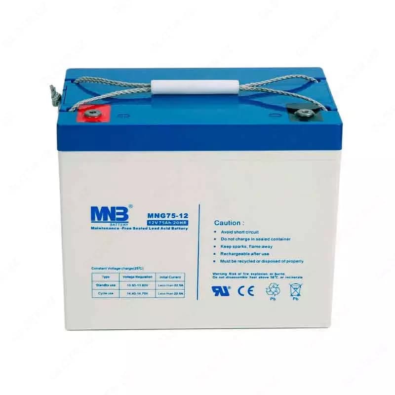 Аккумуляторная батарея для солнечных панелей и ИБП ”MNB” MNG75-12, 75Ah, 12V — 2