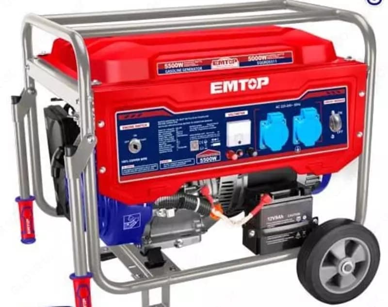 Бензиновый генератор ”Emtop” EGGRD5511, 5500W — 1
