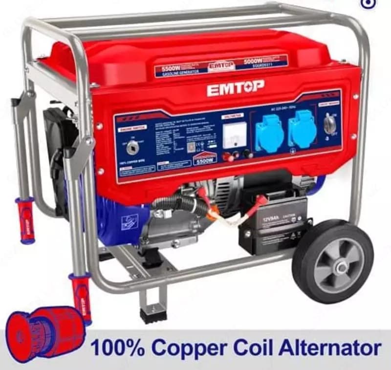Бензиновый генератор ”Emtop” EGGRD5511, 5500W — 2