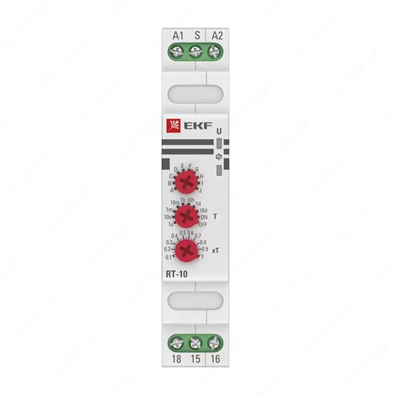 Реле времени (10 устанавл. функц.) RT-10 12-240В EKF PROxima — 2