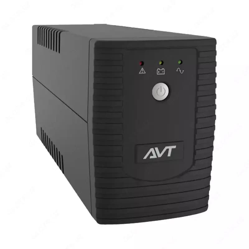 Источник бесперебойного питания KS1000, 1kVA UPS AVT 1000VA | Line-interactive | 2x7AH | 3xEU socket | Мощность 600ВТ — 1