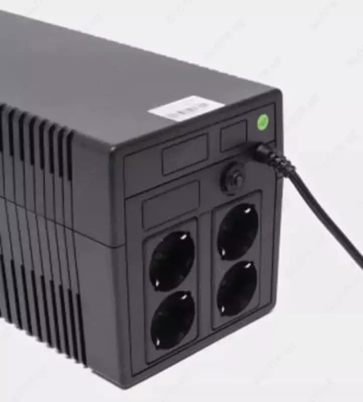 Источник бесперебойного питания KS1000, 1kVA UPS AVT 1000VA | Line-interactive | 2x7AH | 3xEU socket | Мощность 600ВТ — 4