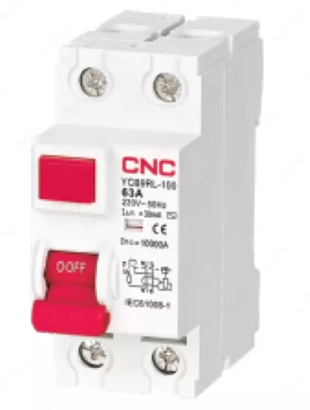Автоматы УЗО YCB7RL-100 6kA 4P 63A AC 30mA — 2