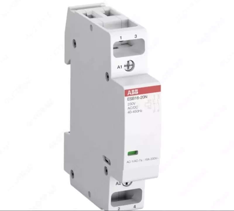 Контактор ABB ESB16-20N-06 модульный (16А АС-1 2НО) катушка 230В AC/DC 1SBE111111R0620 — 1