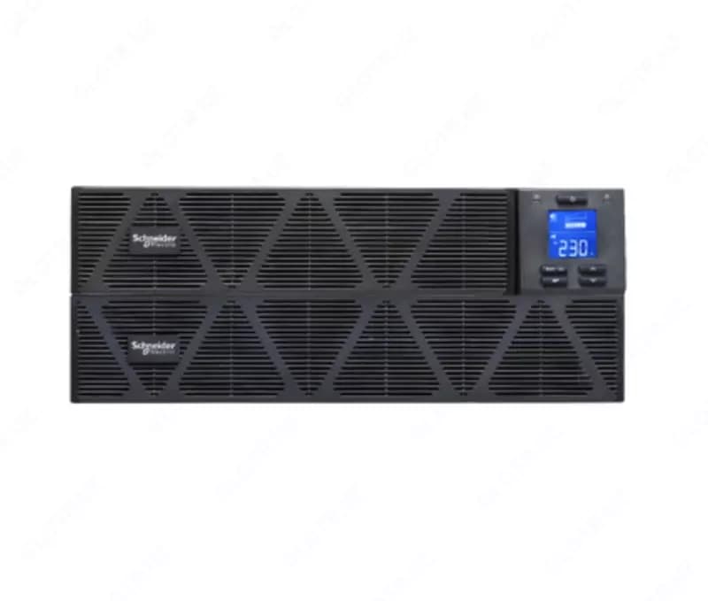 Easy UPS 1 Ph On-Line, 6kVA/6kW, монтаж в стойку 4U, 230V, 1x выход с 3 проводами (1P+N+E), слот для интеллектуальной карты, ЖК-дисплей, с комплектом направляющих SRVS6KRIRK — 4