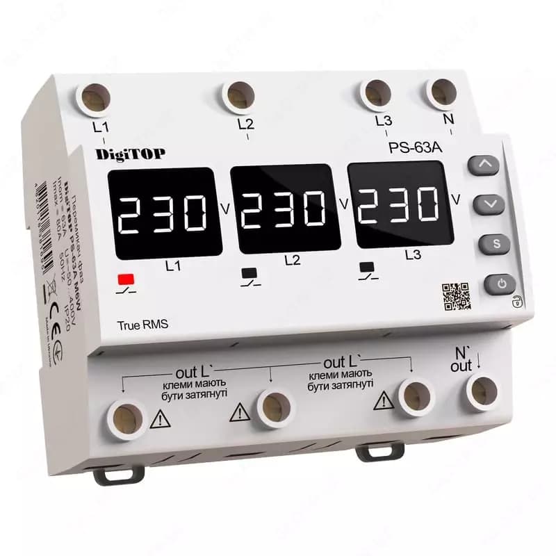 Переключатель Фаз DigiTOP PS-63A M6W — 1