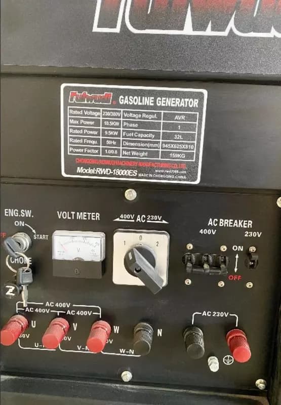 Бензиновый генератор RWD 18000E — 4