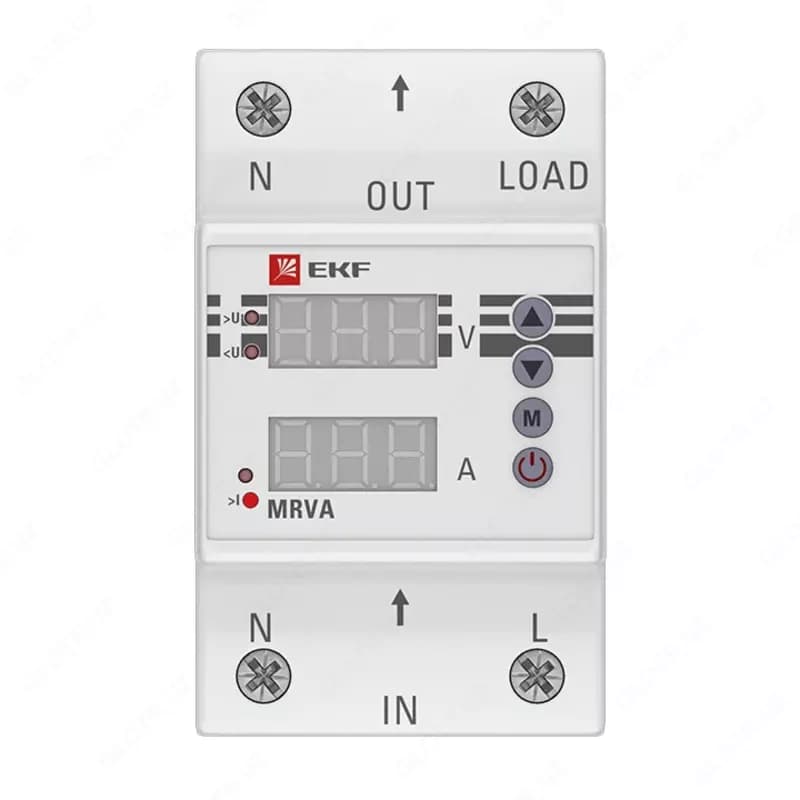 Реле напряжения и тока с дисплеем MRVA 63A EKF PROxima — 2