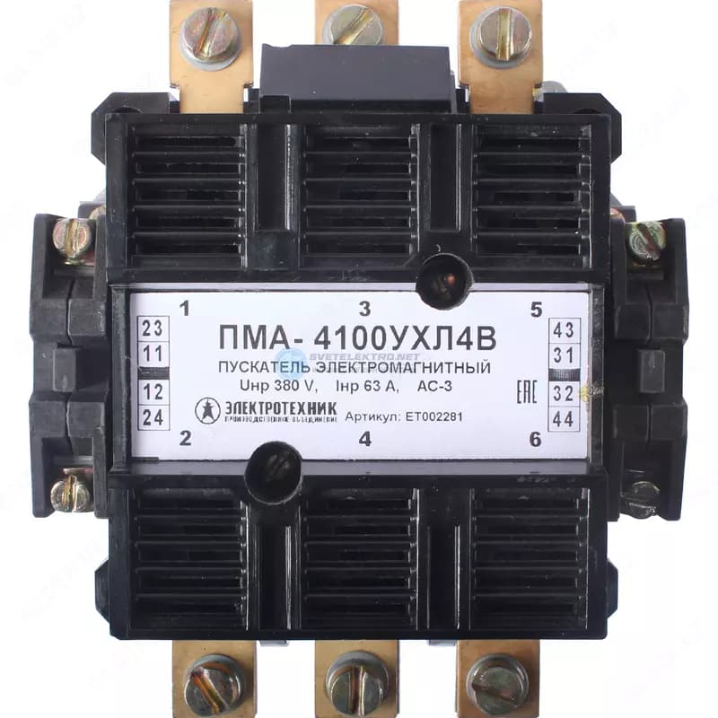 Магнитный пускатель ПМА-4100 380В — 2