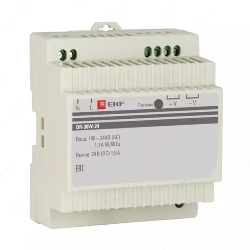 Блок питания ”EKF” PROxima DR-60W-24, 24В (Арт. - 1165437) — 1