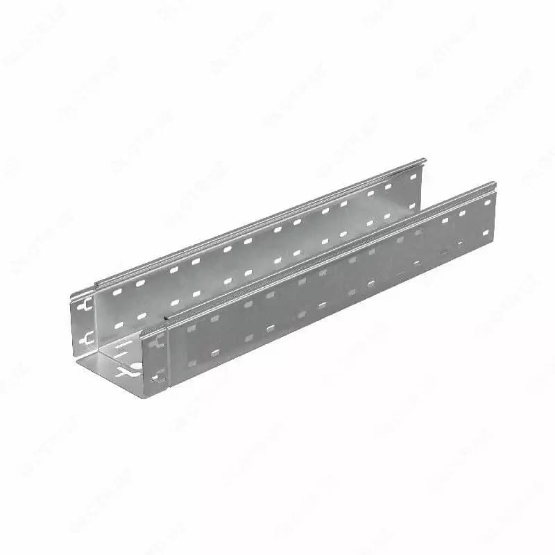 Перфорированный кабельный лоток 150х100х3000 мм, металл толщ. 1.5 мм — 1