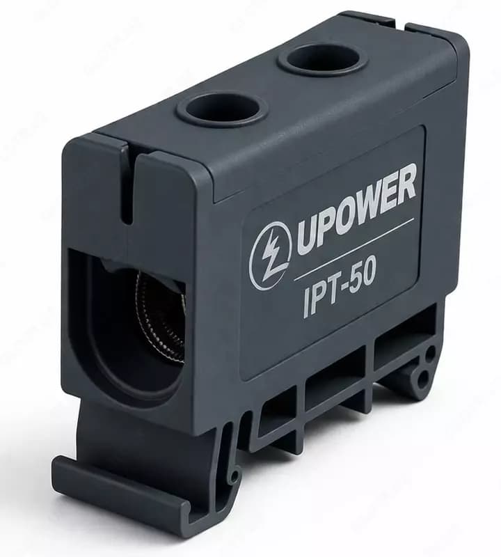 Клемма силовая вводная "UPOWER" JTH5-240-РЕ, пластик, 800В, 425/380А, 35-240 мм2, черная — 1
