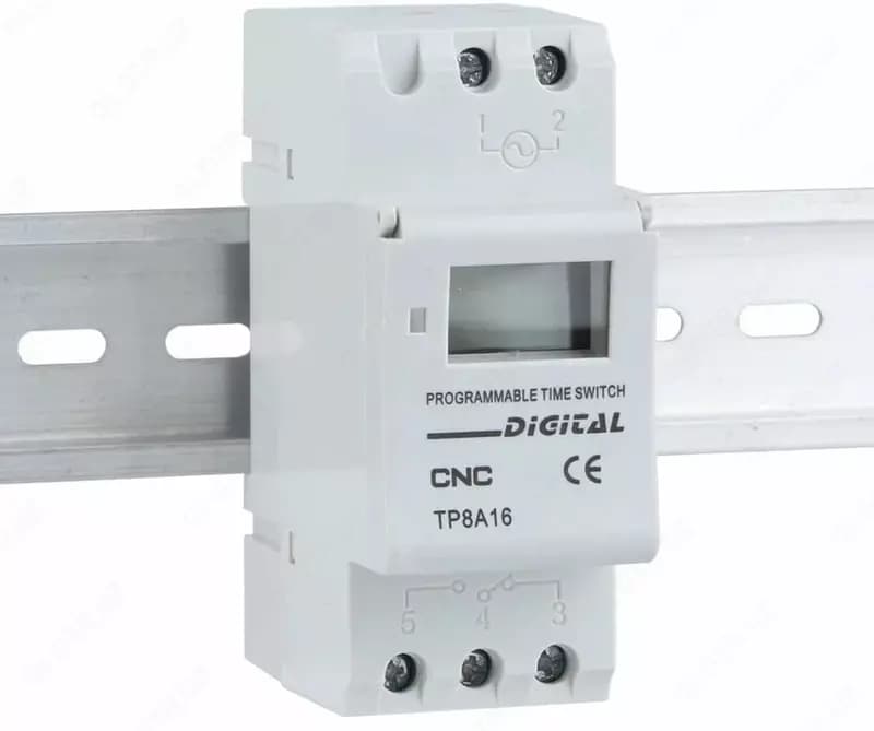 Реле цифровое (таймер) ”CNC Electric” TP8A16 (Арт. - rt-tp8a16-16a) — 1
