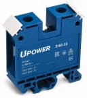 Клеммный зажим "UPOWER" ЗНИ, полиамид/латунь, 330А, 600В, синий