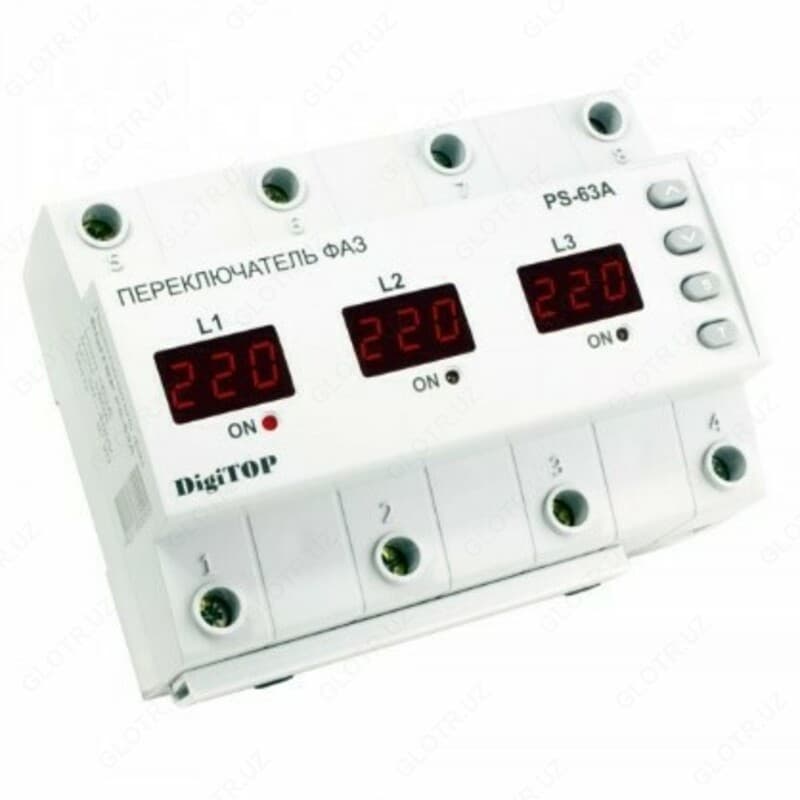 DigiTOP Переключатель фаз PS-63A — 1