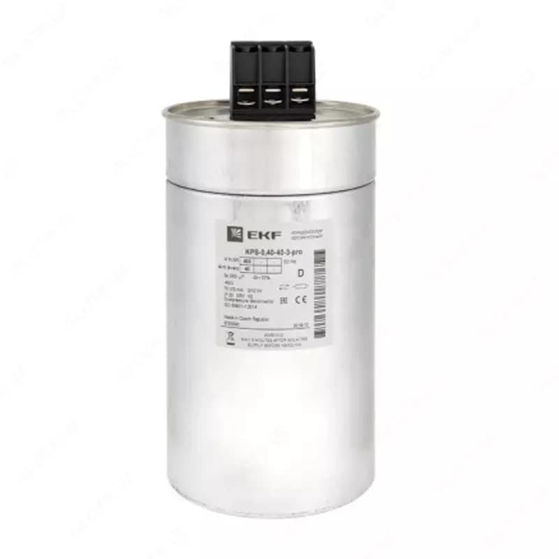 Конденсатор косинусный КПС-0.4-40-3 EKF PRO — 1