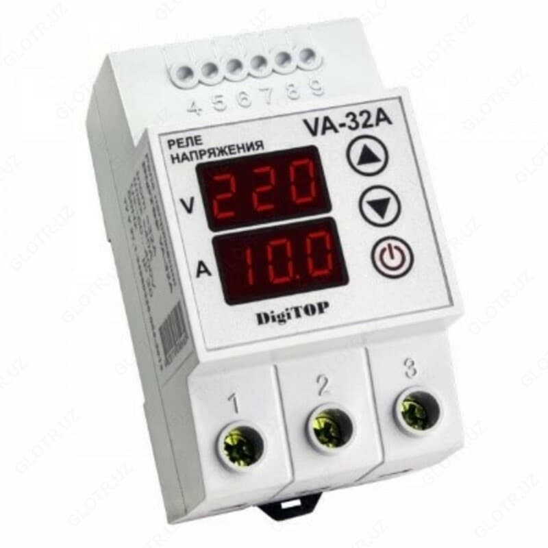 DigiTOP Реле напряжения с контролем тока VA-protector 40A — 1
