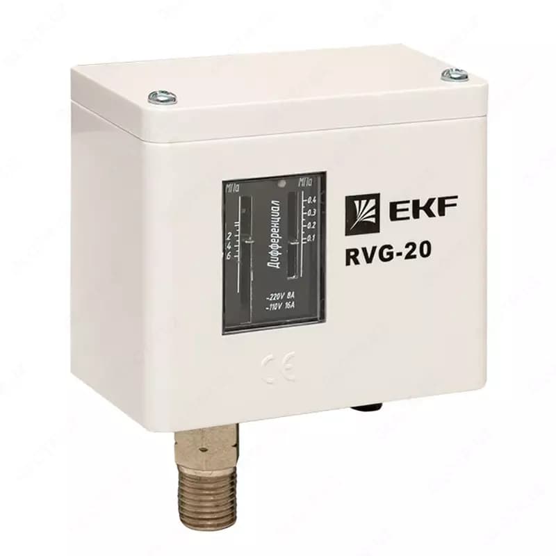 Реле избыточного давления EKF RVG-20-1,6 (1,6 МПа) (RVG-20-1,6) — 2
