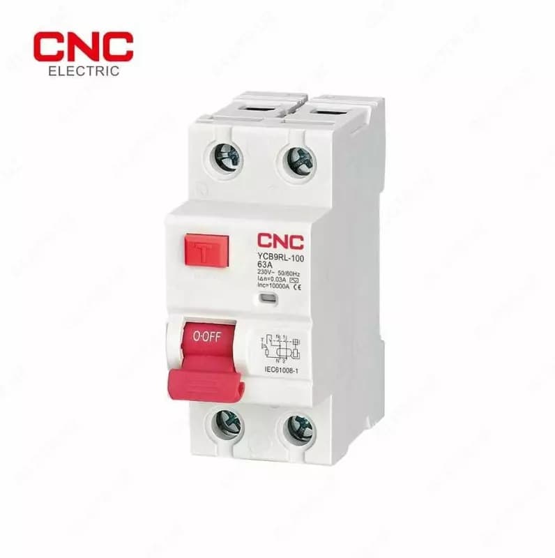 Автоматы УЗО YCB7RL-100 6kA 3P+N 40A AC 30mA — 3