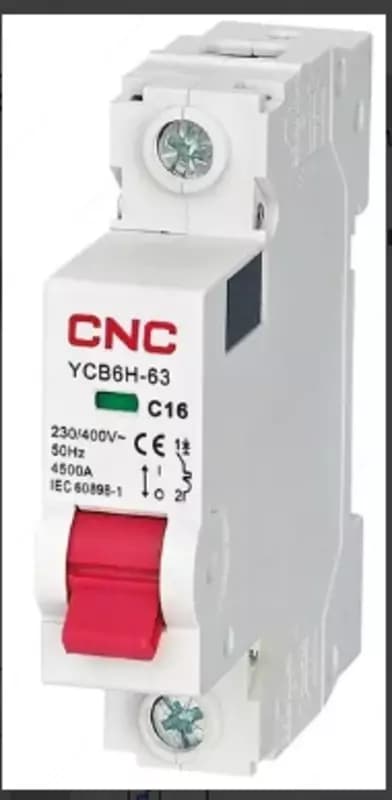 Автоматический выключатель YCB6-63H 1P B32A 6kA — 3