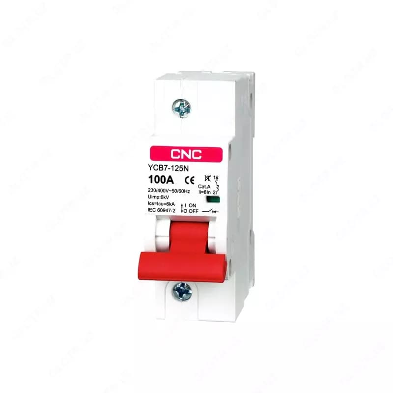 Автоматический выключатель YCB7-125 1P 125A — 2