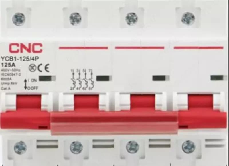 Автоматический выключатель YCB7-125 3P 80A — 3