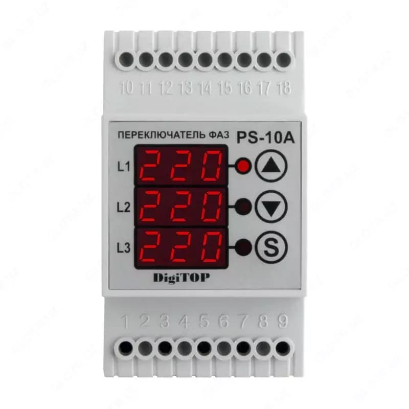Переключатель фаз ”DigiTOP” PS-10A — 2