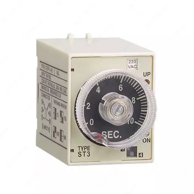 Реле времени "UPOWER" ST3P, 8А (0.1 сек-24 часа) — 1