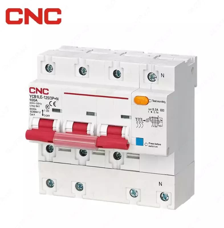 Автоматы дифференциальные YCB6HLE-63 4P C32A — 2