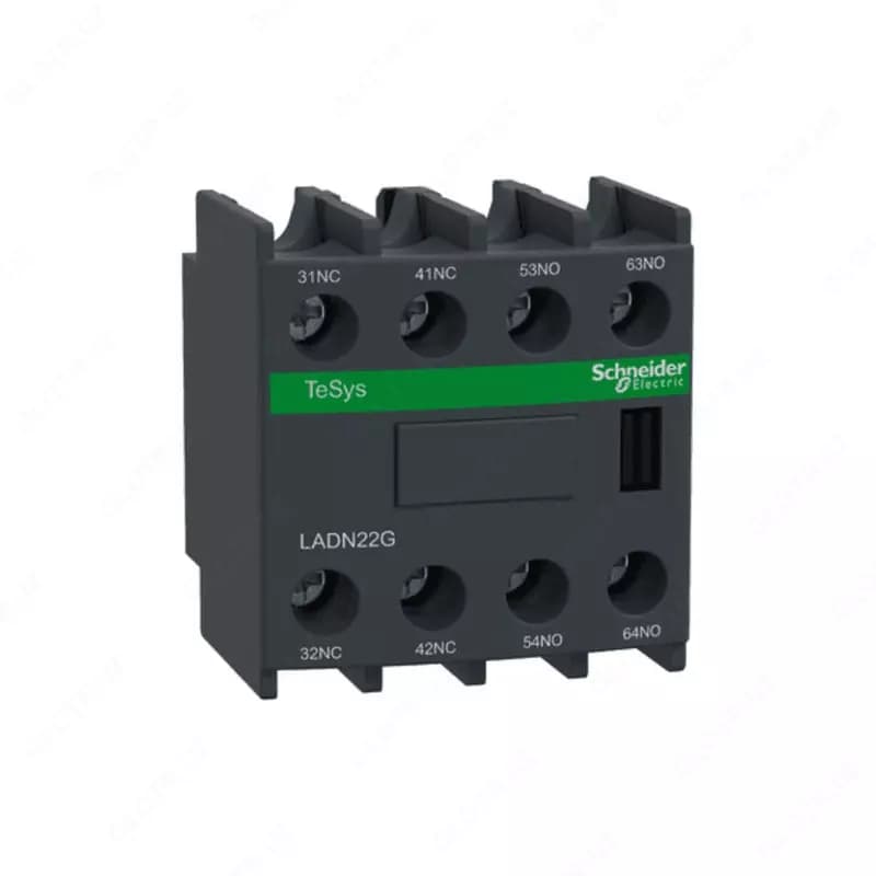 Блок контактов LADN22G – дополнительный модуль Schneider Electric TeSys (2NO + 2NC) — 1