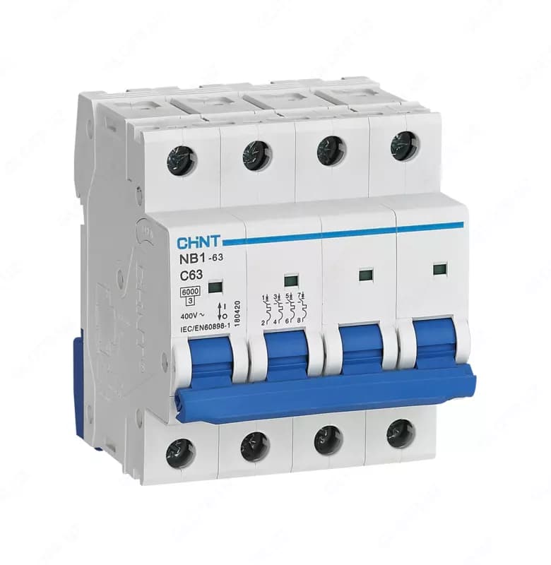 Автомат CHINT NB1-63 – защита до 63 A — 2