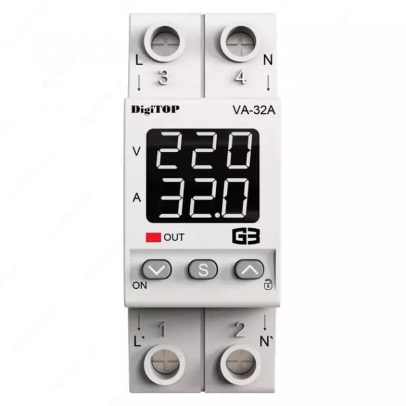 Реле напряжения ”DigiTOP” VA-32A M2W — 2