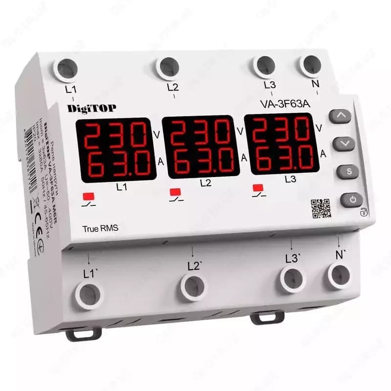 Реле напряжения ”DigiTOP” VА-3F63A M6R — 1