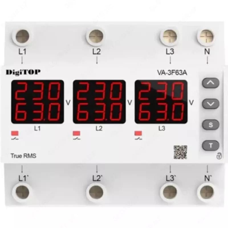 Реле напряжения ”DigiTOP” VА-3F63A M6R — 2