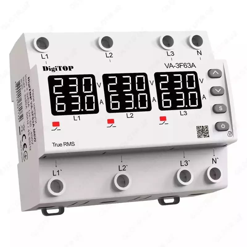 Реле напряжения ”DigiTOP” VА-3F63A M6W — 1