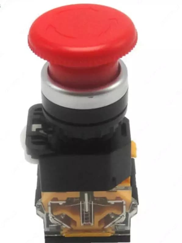 Аварийная кнопка "UPOWER" LA239A3, красная, АС/DС, 10А — 3