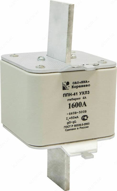 Плавкая вставка ППН41 1600А Габарит 4А — 2