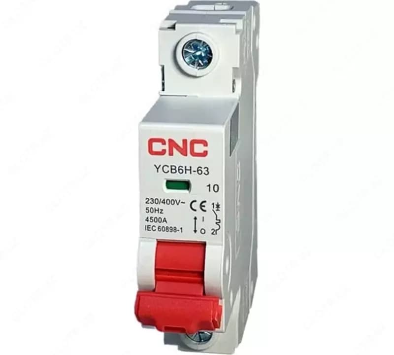 Автоматический выключатель (Байпас) ”CNC Electric” YCB6 HS 1P 63A (Арт. - mcb-dz47hs-bpc1-63) — 1