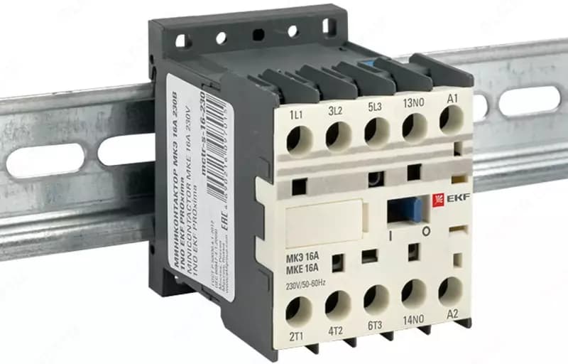 Миниконтактор МКЭ ”EKF” PROxima, 16А, 230В, 1NO (Арт. - 1165422) — 3