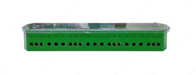 Испытательный блок (клеммный) "UPOWER" PJ1, 5A(20A), зеленый — 2