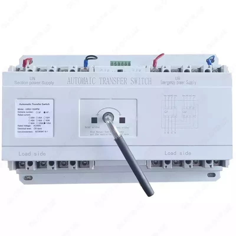 Автоматический Ввод Резерва ”UPOWER” RDS2 (Арт. - avr-rds2-0125e-4p-0125) — 1