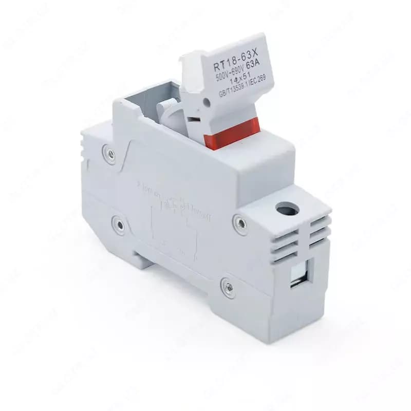 Держатель предохранителя "UPOWER" RT18-63X, 1Р, 63А — 1