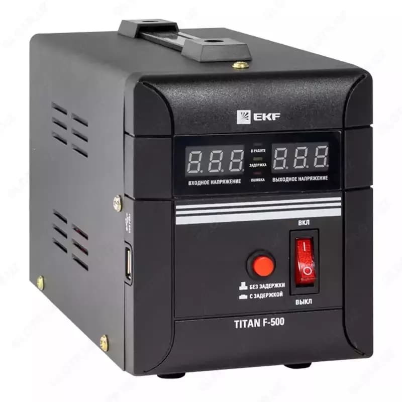 Стабилизатор напряжения ”EKF” PROxima TITAN-F-500 (Арт. - 1165444) — 1