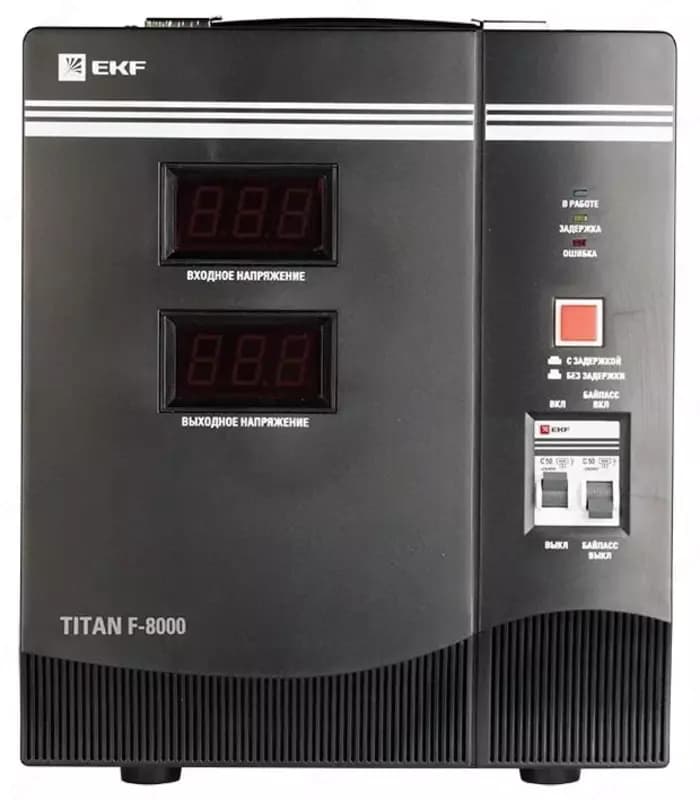 Стабилизатор напряжения ”EKF” PROxima TITAN-F-8000 (Арт. - 1165442) — 3