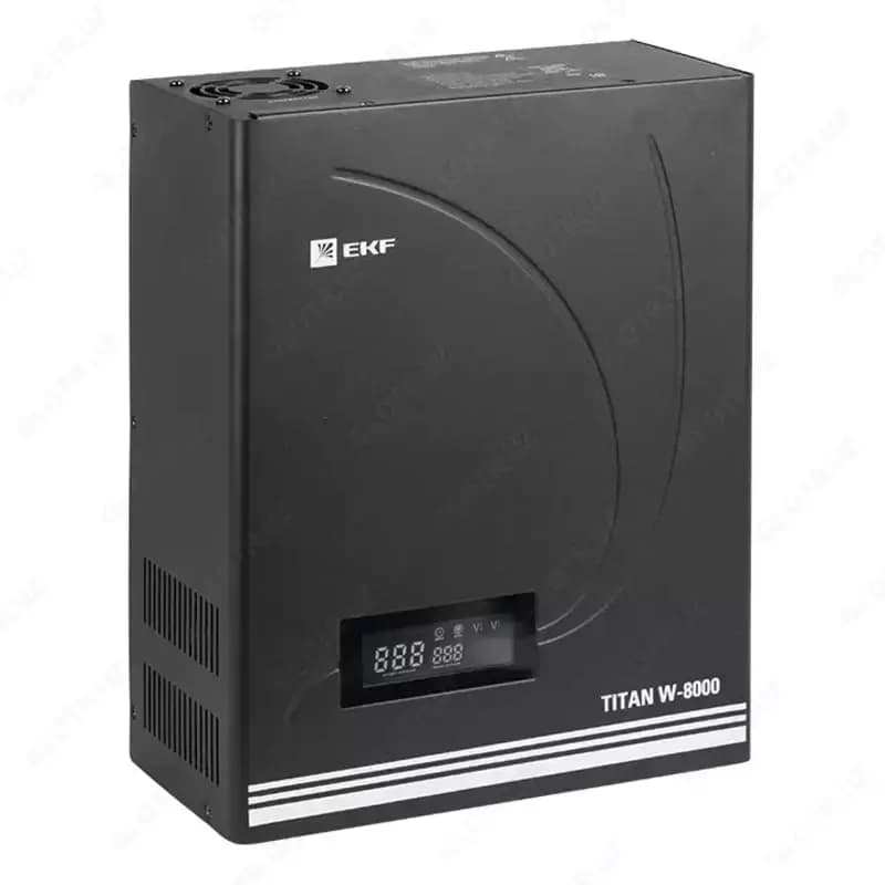 Стабилизатор напряжения (настенный) ”EKF” PROxima TITAN-W-8000 (Арт. - 1165453) — 1