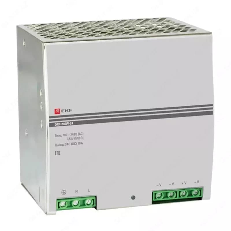 Блок питания ”EKF” PROxima DR-240W-24, 24В (Арт. - 1165439) — 1